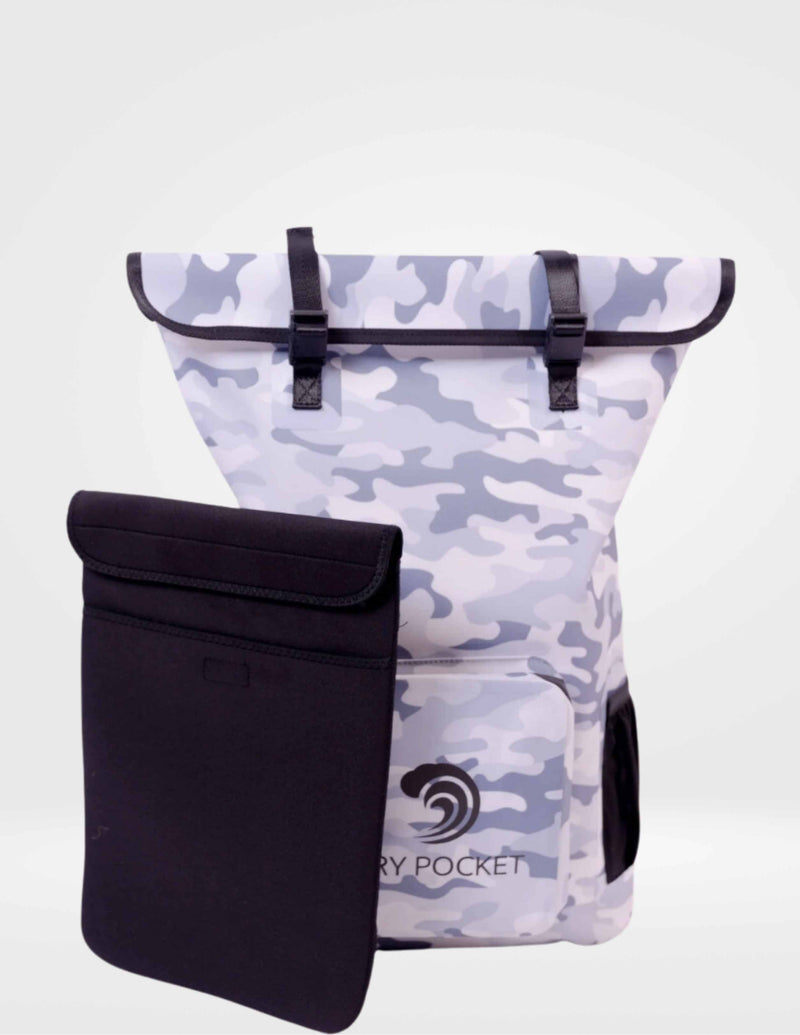 MagnaGuard-Auto-Sealing Dry Bag - Snow Camo